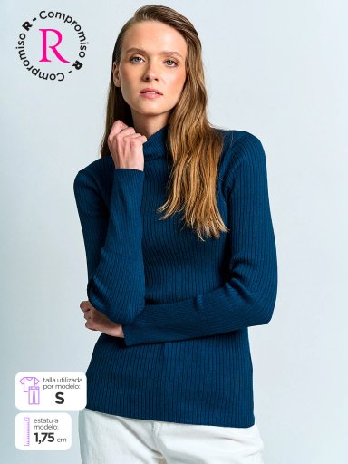 SWEATER MUJER MARQUIS CUELLO MOCK - 1