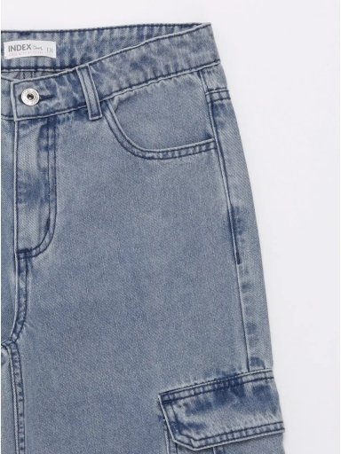 JEANS WIDE FIT NIÑA INDEX TEEN CARGO - 3