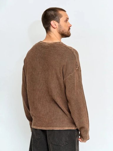SWEATER HOMBRE INDEX ALGODÓN CUELLO REDONDO LAVADO - 2