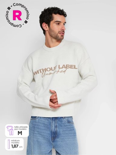 SWEATER HOMBRE INDEX PRINT - 1