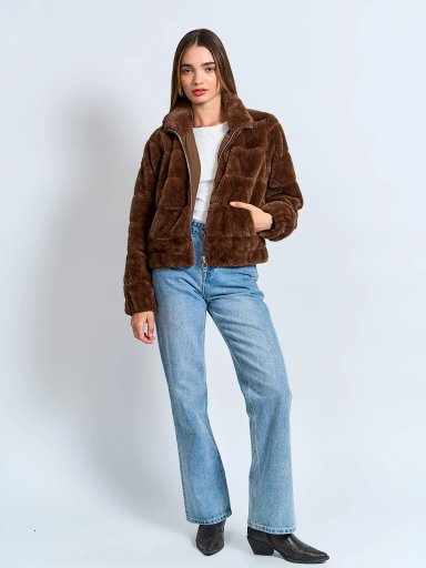 CHAQUETA MUJER INDEX PELUDA - 4