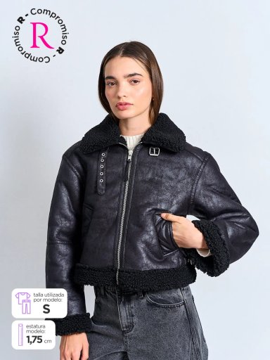 CHAQUETA MUJER INDEX CORTA BONDEADA - 1
