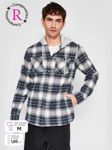 SOBRECAMISA HOMBRE CLOUDBREAK ALGODÓN HOODIE FRANELA - 1