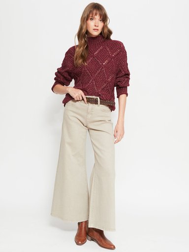 SWEATER MUJER TATIENNE ROMBOS - 4