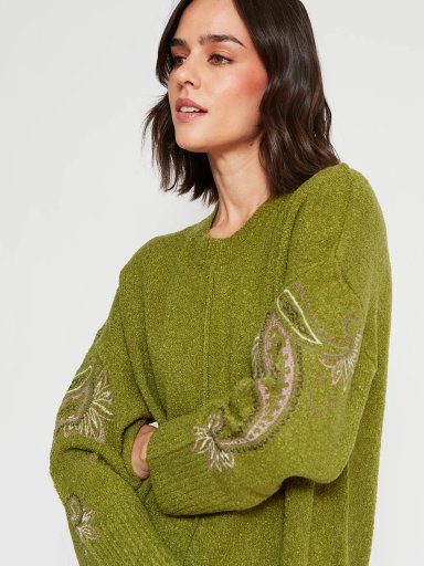 SWEATER MUJER TATIENNE BORDADO - 3