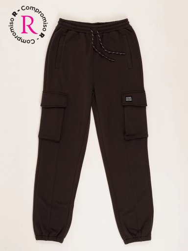 PANTALÓN DE BUZO NIÑO CLOUDBREAK CARGO - 1