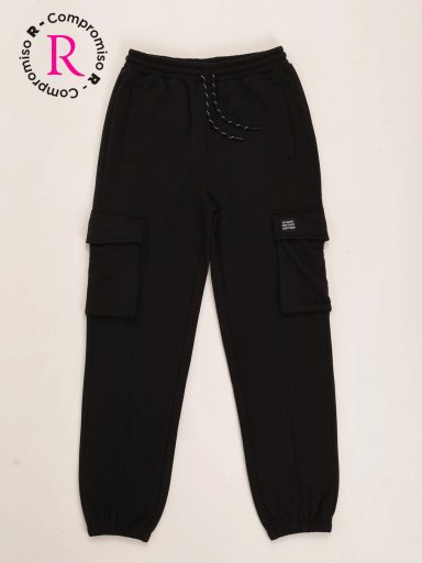 PANTALÓN DE BUZO NIÑO CLOUDBREAK CARGO - 1