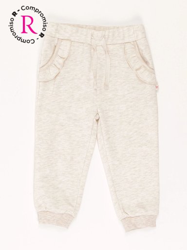 PANTALÓN DE BUZO NIÑA BABY HARVEST MIX TUL - 1