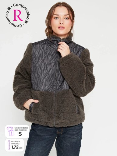 CHAQUETA MUJER BARBADOS SHERPA - 1