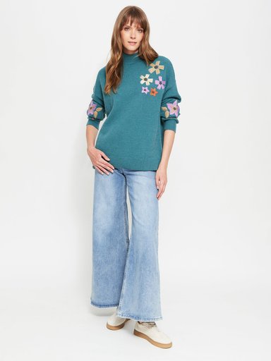 SWEATER MUJER AZIZ CUELLO TORTUGA - 4