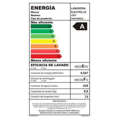 LAVADORA CARGA SUPERIOR ELECTROLUX LS22Y 22KG NEGRO - 10