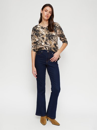 POLERA MUJER AZIZ MANGA LARGA ESTAMPADA - 4