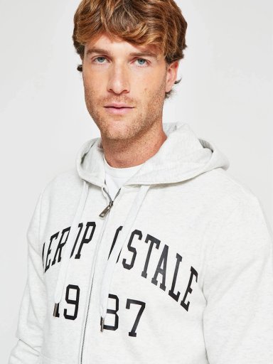 POLERÓN HOMBRE AEROPOSTALE ALGODÓN ESTAMPADO CIERRE - 3