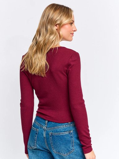 POLERA MUJER INDEX MANGA LARGA BÁSICA - 2