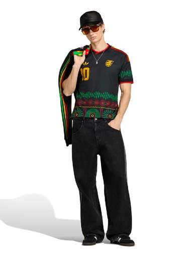 POLERA HOMBRE ADIDAS MANGA CORTA JAMAICA VISITA - 7