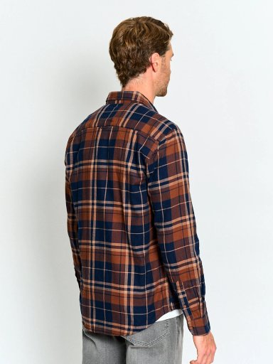 CAMISA HOMBRE REGATTA ALGODÓN MANGA LARGA FRANELA - 2