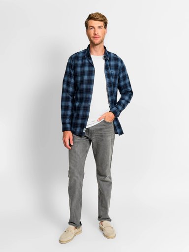 CAMISA HOMBRE REGATTA ALGODÓN MANGA LARGA FRANELA - 4