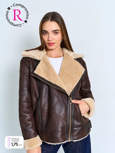 CHAQUETA MUJER INDEX LARGA BONDEADA - 1