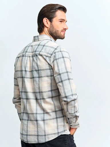 CAMISA HOMBRE PEPE JEANS ALGODÓN MANGA LARGA FRANELA - 2