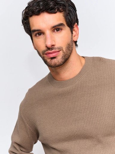 SWEATER HOMBRE INDEX ALGODÓN CUELLO REDONDO - 3