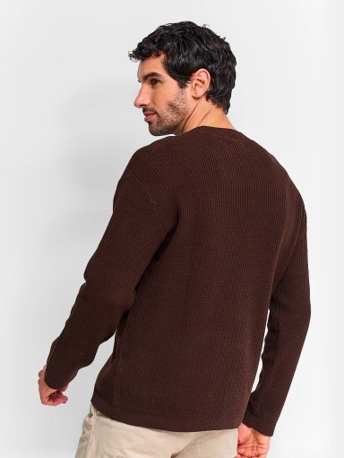 SWEATER HOMBRE INDEX ALGODÓN CUELLO REDONDO - 2