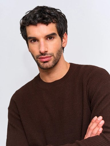 SWEATER HOMBRE INDEX ALGODÓN CUELLO REDONDO - 3