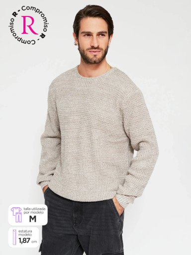 SWEATER HOMBRE CLOUDBREAK CREW NECK BÁSICO - 1