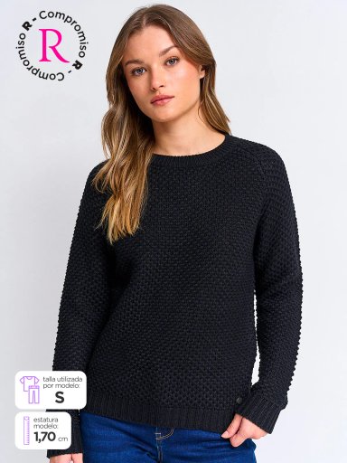 SWEATER MUJER PEPE JEANS ALGODÓN CUELLO REDONDO - 1