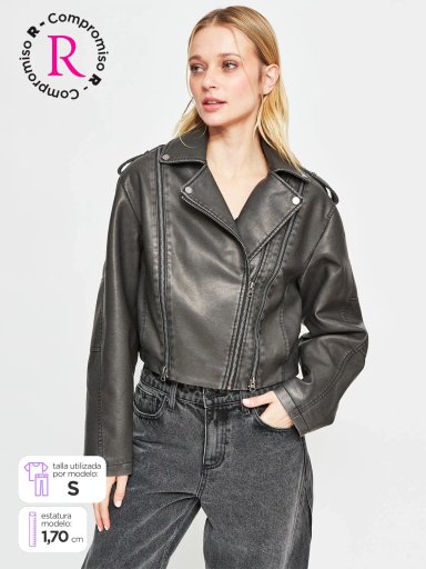 CHAQUETA MUJER BARBADOS BIKER - 1