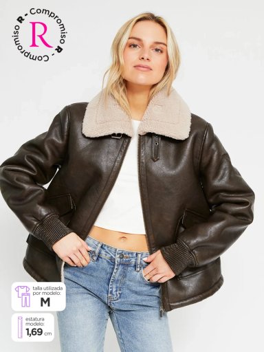 CHAQUETA MUJER PEPE JEANS BONDED - 1