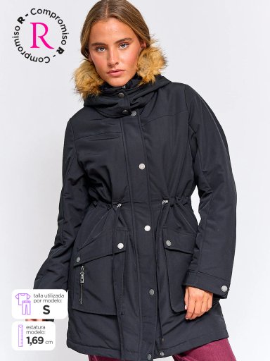 PARKA MUJER BARBADOS CAPUCHA - 1