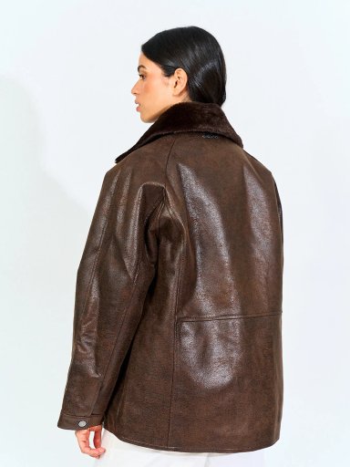 CHAQUETA MUJER BARBADOS EFECTO PIEL - 2