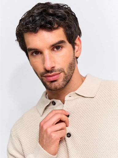 SWEATER HOMBRE REGATTA ALGODÓN CUELLO POLO - 3