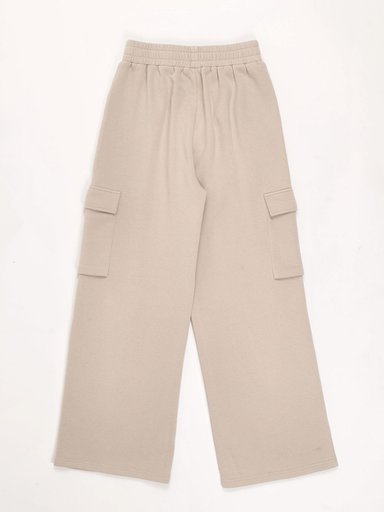 PANTALÓN DE BUZO NIÑA INDEX WIDE CARGO - 2