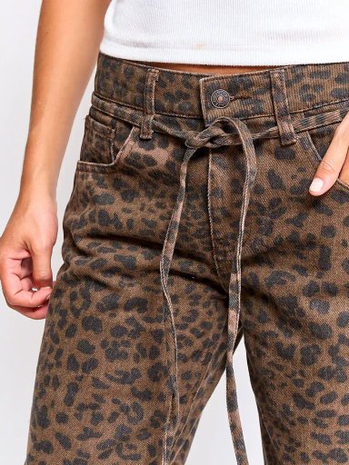 JEANS MUJER INDEX ALGODÓN BAGGY COW LOW - 4