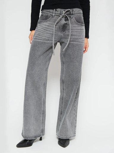 JEANS MUJER INDEX ALGODÓN BAGGY COW LOW - 2