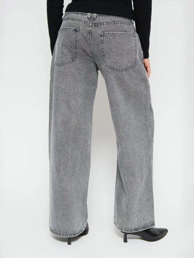 JEANS MUJER INDEX ALGODÓN BAGGY COW LOW - 3