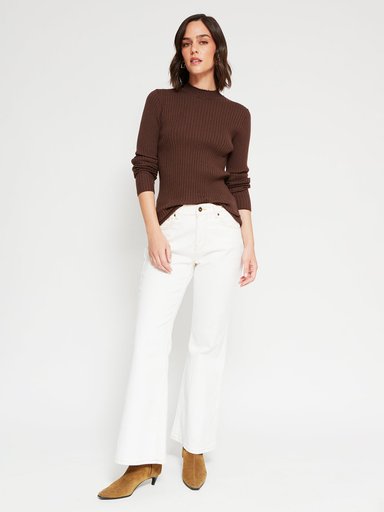 SWEATER MUJER REGATTA CUELLO MOCK MANGA LARGA RAYADO - 4