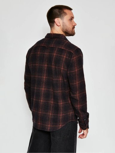 CAMISA HOMBRE HALF ALGODÓN MANGA LARGA FRANELA - 2
