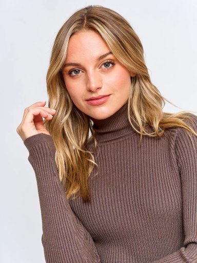 SWEATER MUJER INDEX MANGA LARGA TEJIDO BÁSICO - 3
