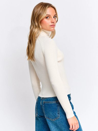 SWEATER MUJER INDEX MANGA LARGA TEJIDO BÁSICO - 2