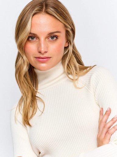 SWEATER MUJER INDEX MANGA LARGA TEJIDO BÁSICO - 3