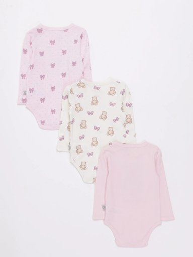 PACK X3 BODYS MANGA LARGA NIÑO BABY HARVEST COLOR - 2