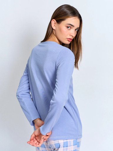 TOP PIJAMA INDEX MANGA LARGA - 2