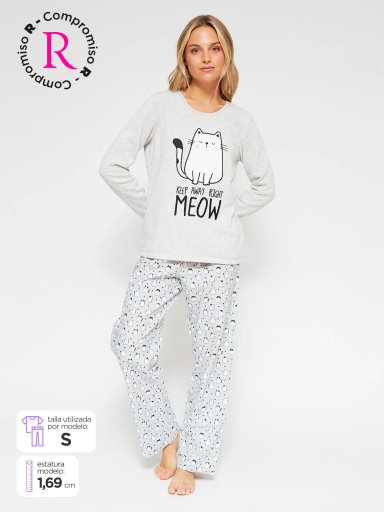TOP PIJAMA INDEX MANGA LARGA - 1