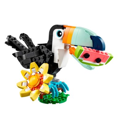 BLOQUES DE CONSTRUCCIÓN LEGO 31173 FAUNA SALVAJE: TUCÁN TROPICAL - 1