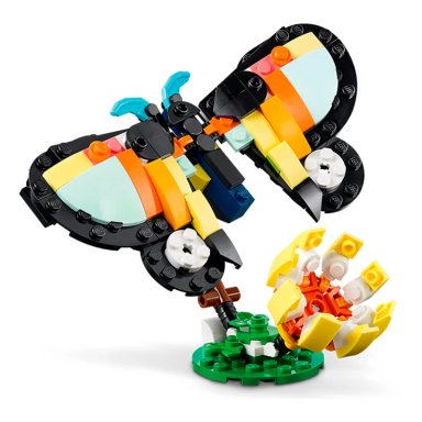 BLOQUES DE CONSTRUCCIÓN LEGO 31173 FAUNA SALVAJE: TUCÁN TROPICAL - 3