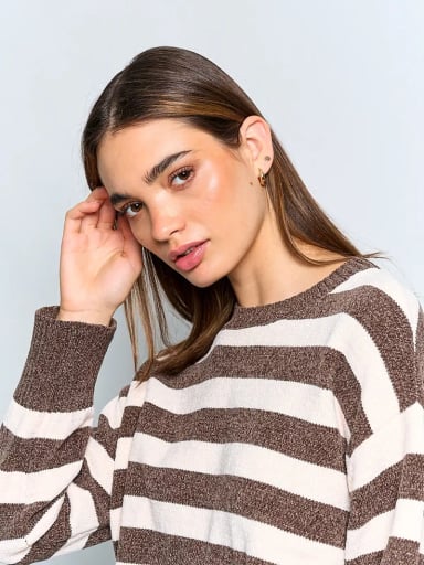 SWEATER MUJER INDEX MANGA LARGA BÁSICO CHENILLE - 3
