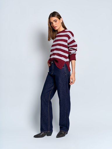 SWEATER MUJER INDEX MANGA LARGA BÁSICO CHENILLE - 4