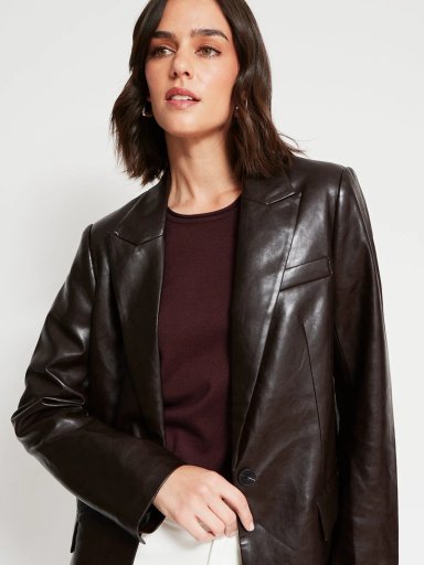 BLAZER MUJER MARQUIS EFECTO PIEL - 5